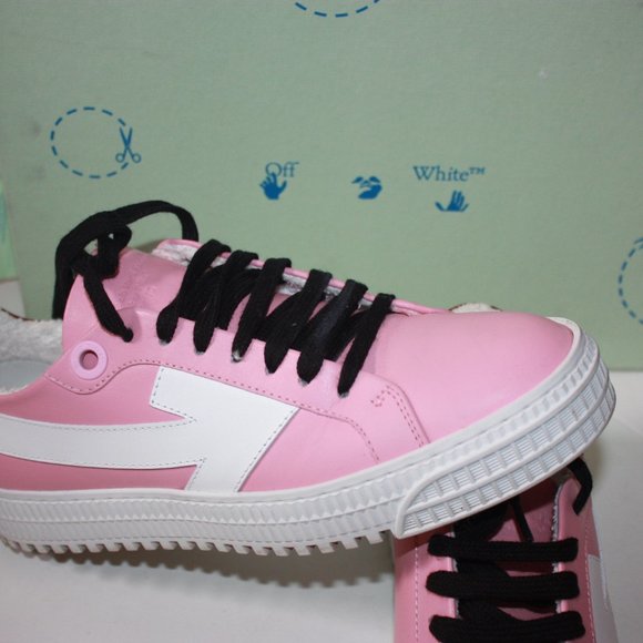 OFF-WHITE Virgil Abion Women’s Arrow Sneakers Pink Size 37 used with Box - Picture 2 of 7
